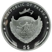 5 Dollars Year of the Pig obverse image