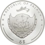5 Dollars Ounce of Luck 2019 obverse image