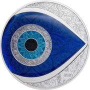 5 Dollars Evil Eye, Palau, 2020 reverse image