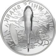 5 Dollars Great White Shark obverse image