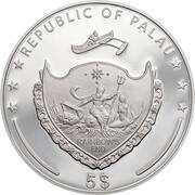5 Dollars Hand of Hamsa obverse image