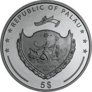 5 Dollars Magical Lamp obverse image