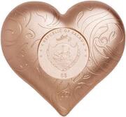 5 Dollars Rosy Heart obverse image