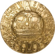 5 Dollars Tiki Viracocha, Palau, 2021 reverse image