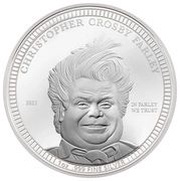 5 Dollars Chris Farley, Palau, 2023 reverse image