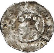 1 Denier - In the name of Henry II Visé reverse image