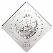 10 Dollars USS Missouri obverse image