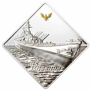 10 Dollars USS Missouri, Palau, 2008 reverse image