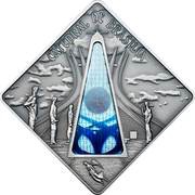 10 Dollars Catedral de Brasilia, Palau, 2012 reverse image