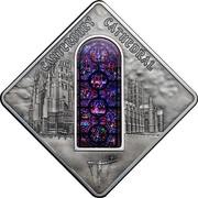 10 Dollars Canterbury Cathedral, Palau, 2015 reverse image