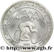20 Diners - Joan Martí i Alanis Games of the Small States, Andorra, 1991 reverse image