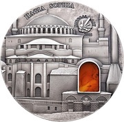 10 Dollars Hagia Sophia, Palau, 2016 reverse image