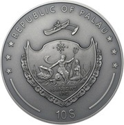 10 Dollars Minotaur obverse image