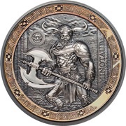 10 Dollars Minotaur, Palau, 2016 reverse image