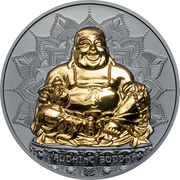 10 Dollars Laughing Buddha, Palau, 2017 reverse image