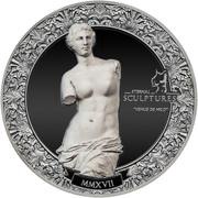 10 Dollars Venus de Milo, Palau, 2017 reverse image