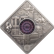 10 Dollars Notre Dame Cathedral, Palau, 2017 reverse image