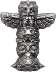 10 Dollars Totem Pole, Palau, 2018 reverse image