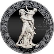 10 Dollars Rape of Proserpina, Palau, 2018 reverse image