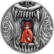10 Dollars Little Red Riding Hood, Palau, 2019 reverse image