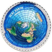 10 Dollars Flat Earth, Palau, 2019 reverse image