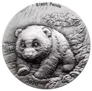 10 Dollars Giant Panda, Palau, 2020 reverse image