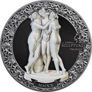 10 Dollars Tre Grazie, Palau, 2020 reverse image