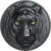10 Dollars Black Panther, Palau, 2020 reverse image