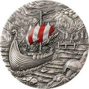 10 Dollars Vikings, Palau, 2021 reverse image