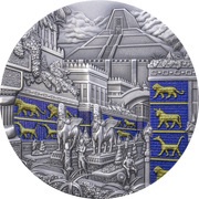 10 Dollars Babylon, Palau, 2021 reverse image