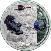 10 Dollars Rainforest, Palau, 2021 reverse image