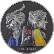 10 Dollars Beauty and the Beast, Palau, 2022 reverse image