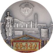 10 Dollars Pompeii Volcano Eruption obverse image
