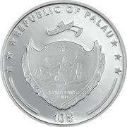 10 Dollars Forget-me-not obverse image