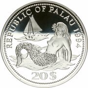 20 Dollars Ocean scene obverse image