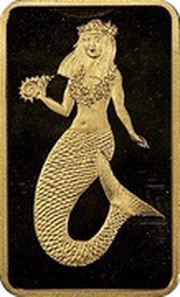 20 Dollars Mermaid, Palau, 1995 reverse image
