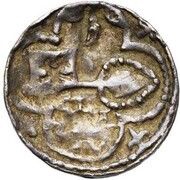 Penny / Denier - Rudolph of Zaeringen, in Emperor's name Maastricht, key reverse image