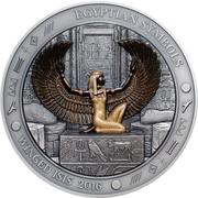 20 Dollars Winged Isis, Palau, 2016 reverse image