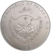 20 Dollars Exotic Butterflies Dream Edition obverse image