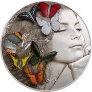 20 Dollars Exotic Butterflies Dream Edition, Palau, 2018 reverse image
