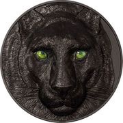 20 Dollars Black Panther, Palau, 2020 reverse image