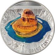 20 Dollars Grand Canyon, Palau, 2021 reverse image