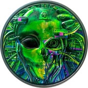 20 Dollars The Alien, Palau, 2021 reverse image