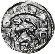 Penny / Denier - Rudolph of Zaeringen Liege, lion reverse image