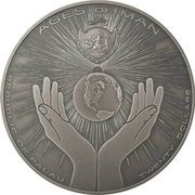 20 Dollars Aztec Five Suns obverse image