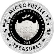20 Dollars Couple Under One Umbrella obverse image