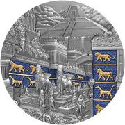 20 Dollars Babylon, Palau, 2022 reverse image