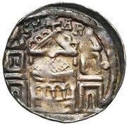 Penny / Denier - Rudolph of Zaeringen Maastricht, church, Belgium, 1167-1191 reverse image