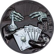 20 Dollars Dark Royal Flush, Palau, 2022 reverse image