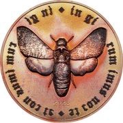 20 Dollars Moth, Palau, 2023 reverse image